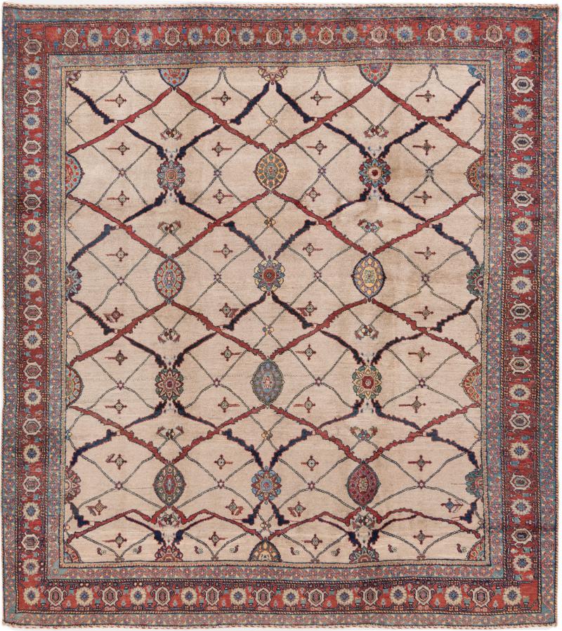 Persisk teppe Persia Gabbeh Loribaft Z 225x200 225x200, Persisk teppe Knyttet for hånd