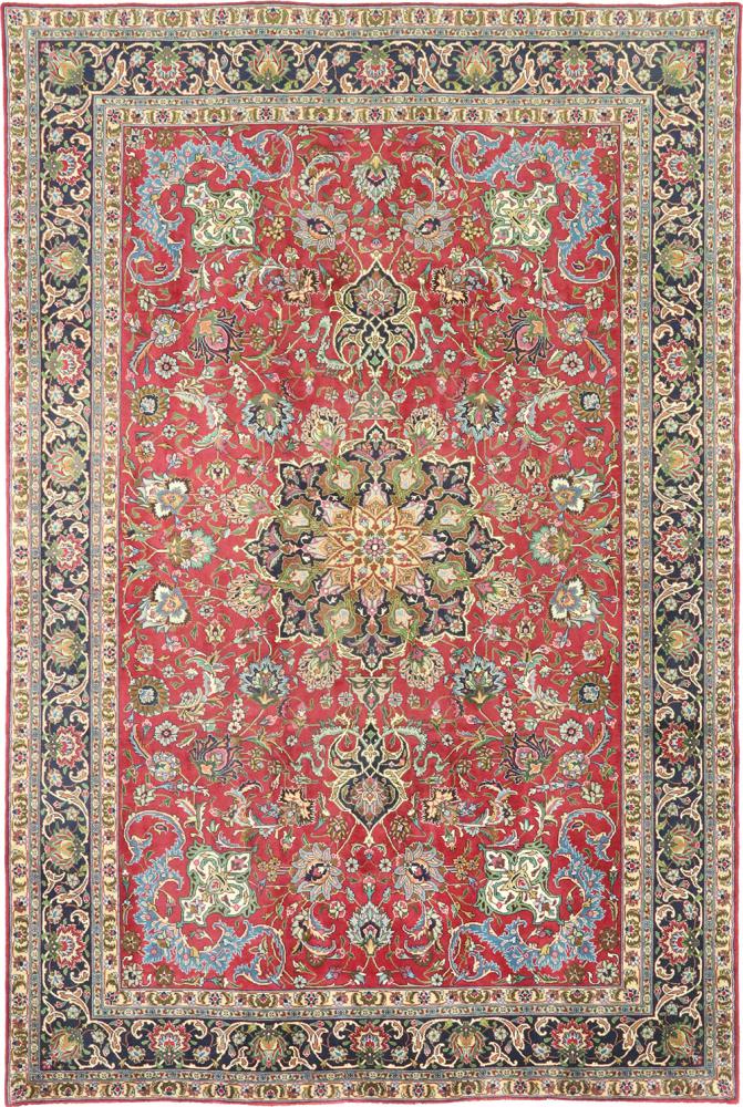 Alfombra persa Tabriz Vieja 297x198 297x198, Alfombra persa Anudado a mano