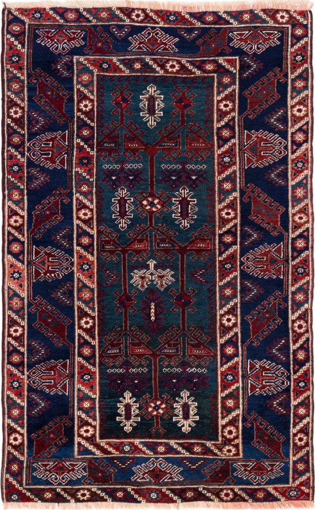 ペルシア絨毯　手織り　トルクマン　新品未使用　209×139 Turkey 191x119 cm – 手作りのユニークな作品 (ID 335553) | Nain Trading
