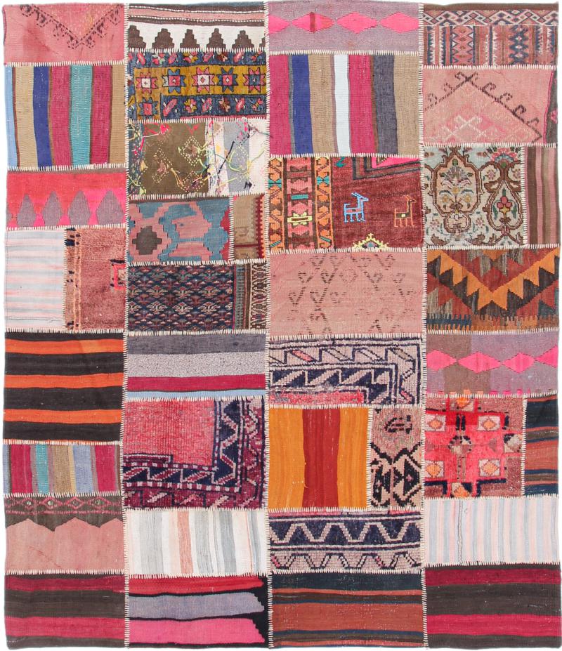 Perzsa szőnyeg Kilim Patchwork 200x175 200x175, Perzsa szőnyeg szőttesek