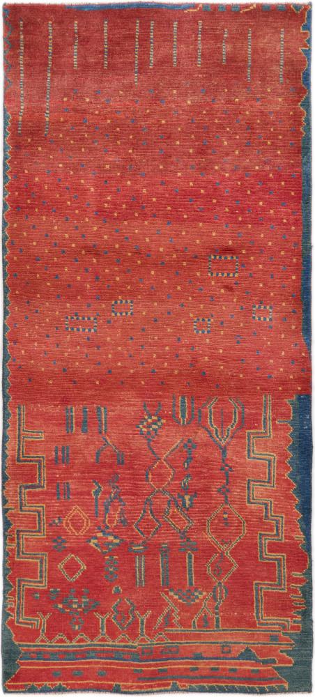 Tapis persan Persan Gabbeh 187x84 187x84, Tapis persan Noué à la main