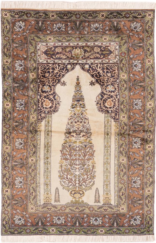 Tapis indien Cachemire 180x151 180x151, Tapis persan Noué à la main