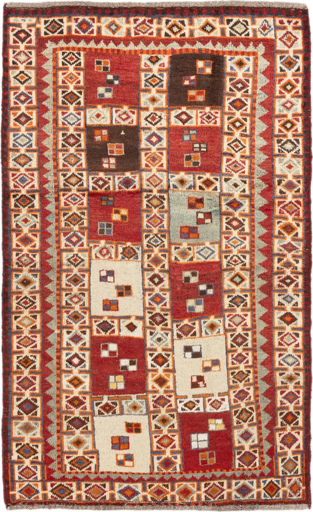 Persisk teppe Persia Gabbeh Ghashghai 110x185 110x185, Persisk teppe Knyttet for hånd