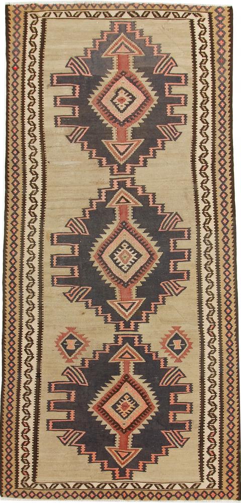 Tapete persa Kilim Fars Azerbaijan Antigo 306x150 306x150, Tapete persa Tecido à mão