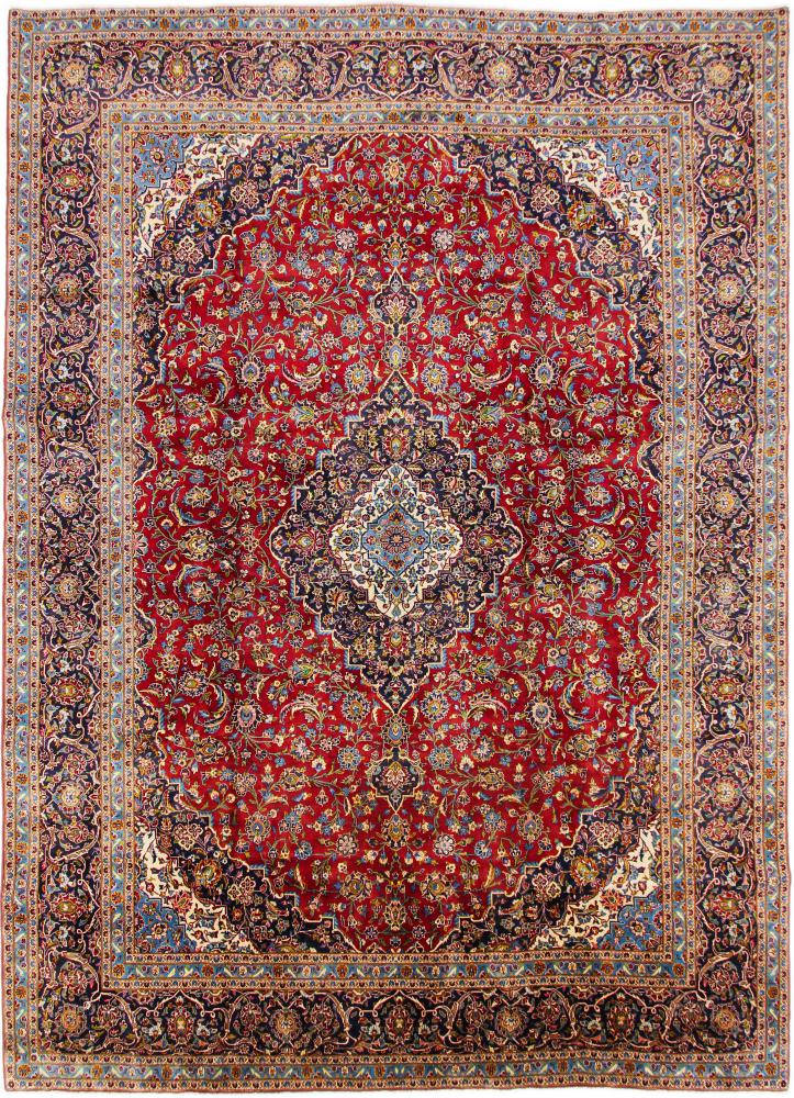 Perzsa szőnyeg Kashan 13'6"x9'9" 13'6"x9'9", Perzsa szőnyeg Kézzel csomózva