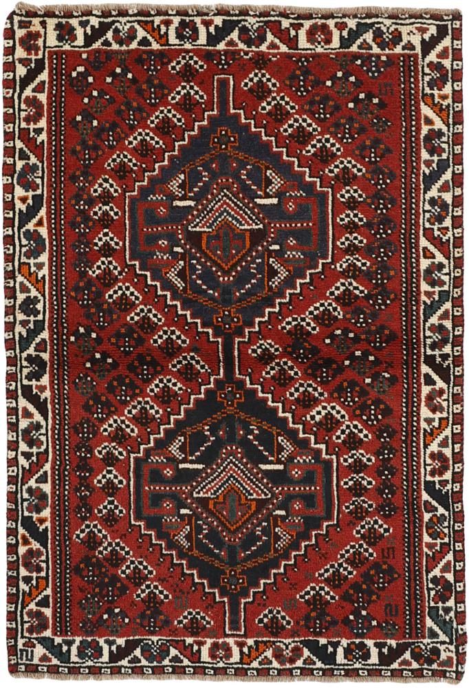 Persisk teppe Shiraz 143x96 143x96, Persisk teppe Håndknyttet