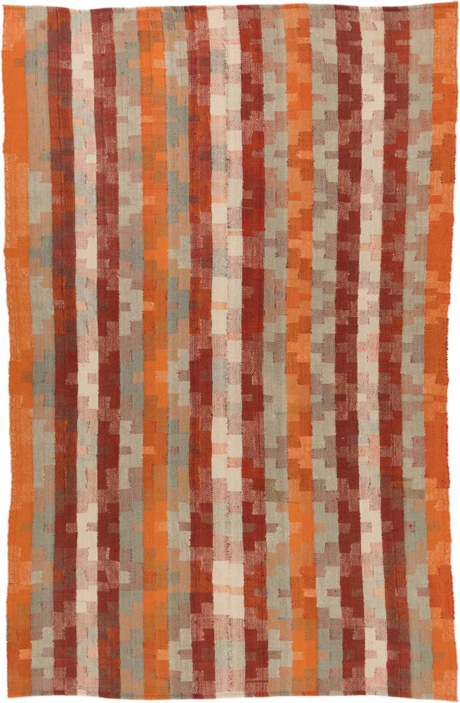 Tapis persan Kilim Fars 203x131 203x131, Tapis persan Tissé à la main