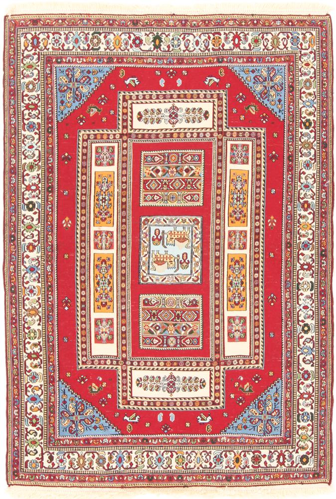 Tapete persa Kilim Soozani 145x103 145x103, Tapete persa Tecido à mão