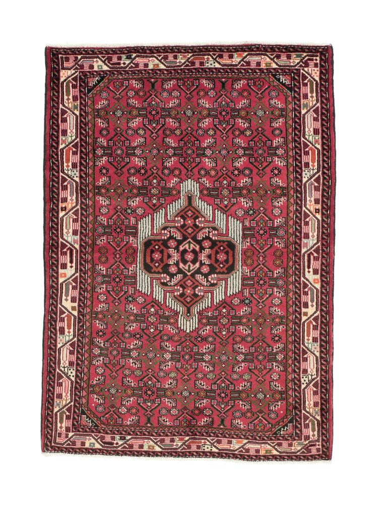 Tapis persan Hamadan 149x101 149x101, Tapis persan Noué à la main