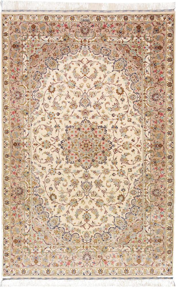 Persialainen matto Ghom Silkki 156x99 156x99, Persialainen matto Solmittu käsin