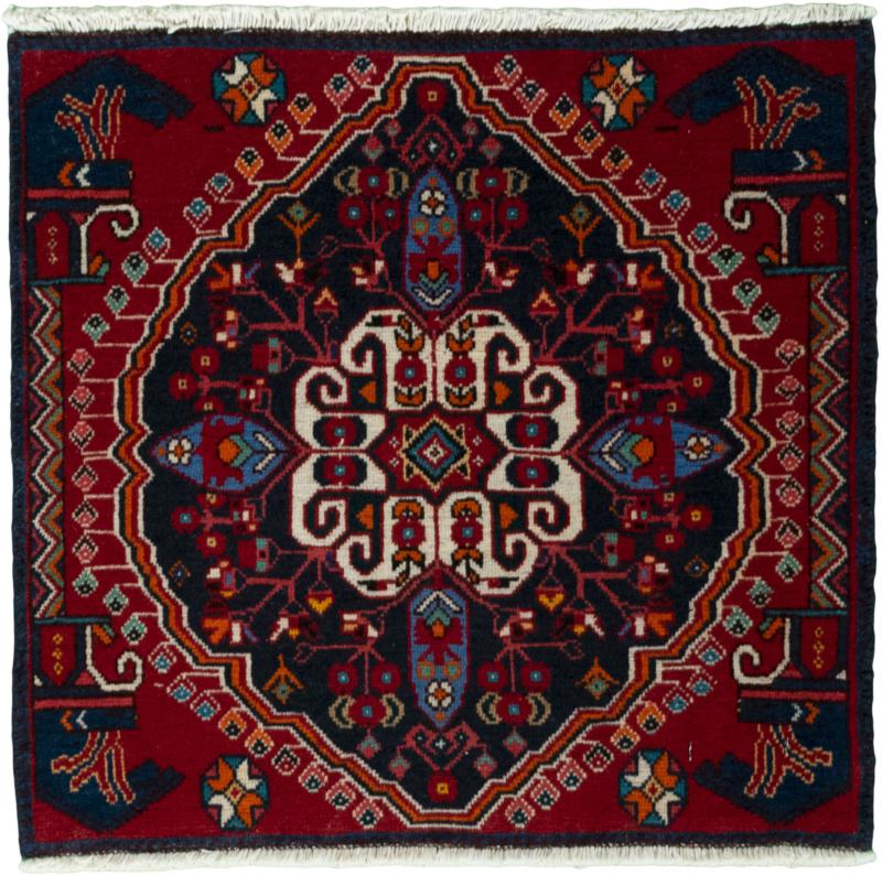 Tappeto persiano Shiraz 53x59 53x59, Tappeto persiano Annodato a mano