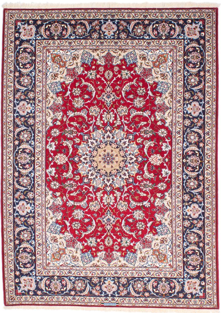 Tapete persa Isfahan Fio de Seda 228x163 228x163, Tapete persa Atado à mão