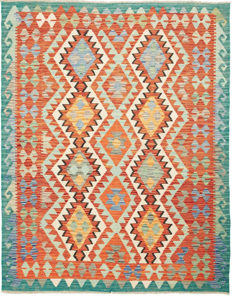 Tappeto Afgano Kilim Afghan 194x155 194x155, Tappeto persiano Tessuto a mano