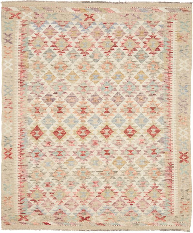Tapis afghan Kilim Afghan 193x162 193x162, Tapis persan Tissé à la main