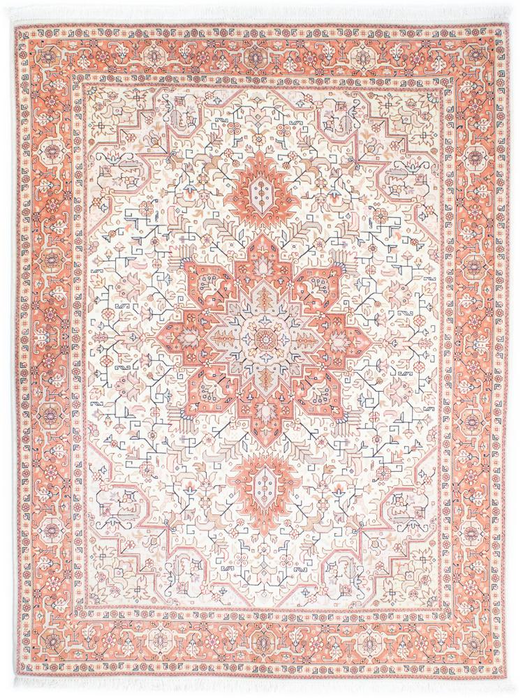 Tapete persa Tabriz 50Raj 202x150 202x150, Tapete persa Atado à mão