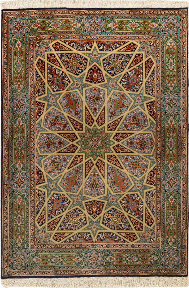 Persisk matta Tabriz 143x101 143x101, Persisk matta Knuten för hand