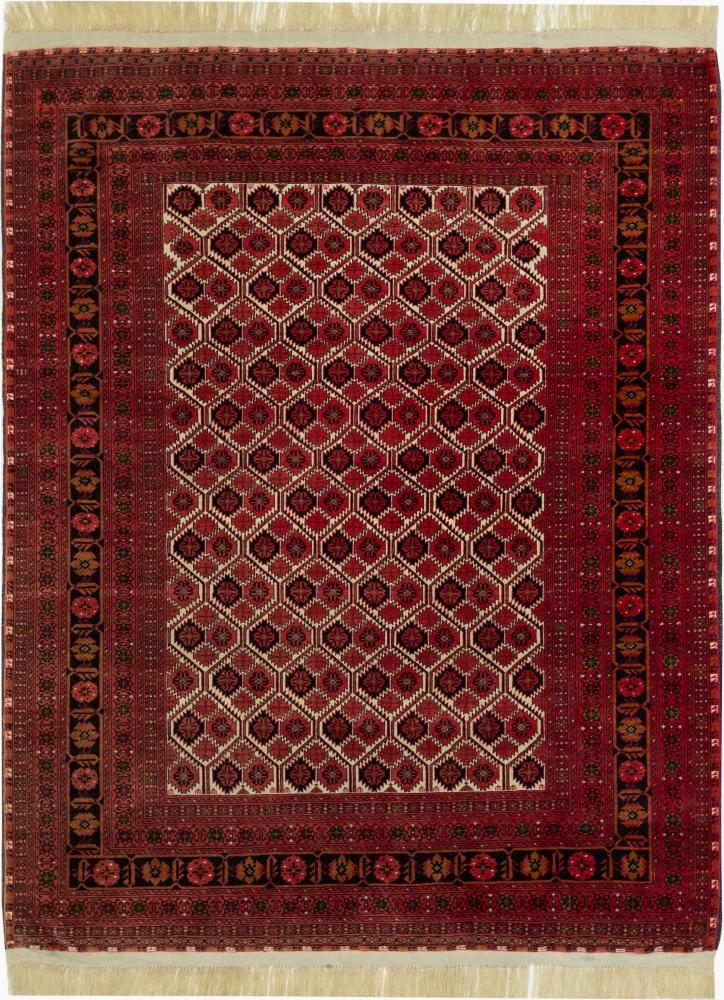 Αφγανικό χαλί Buchara 257x206 257x206, Περσικό χαλί Οι κόμποι έγιναν με το χέρι