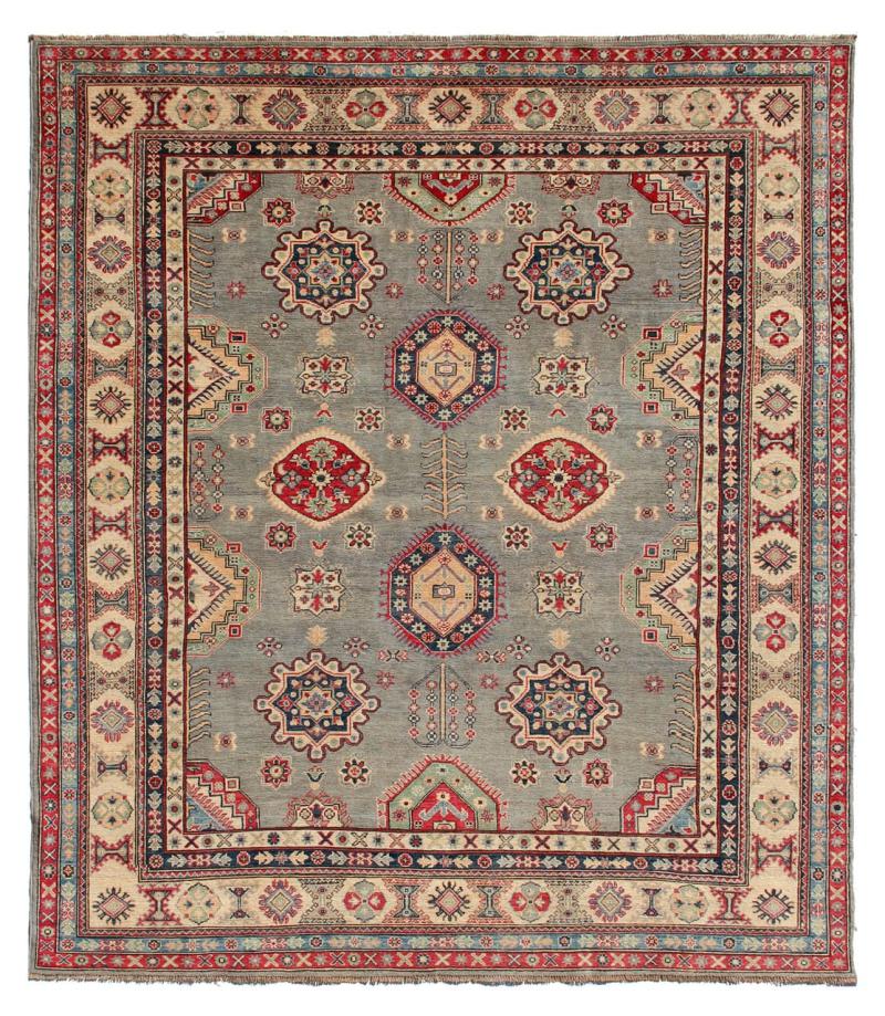 Tappeto Afgano Kazak 298x251 298x251, Tappeto persiano Annodato a mano