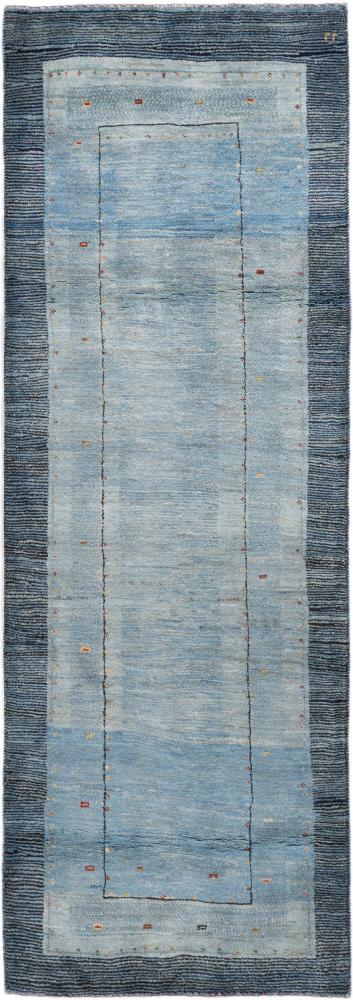 Persian Rug Persian Gabbeh Loribaft Z 7'7"x2'7" 7'7"x2'7", Persian Rug Knotted by hand