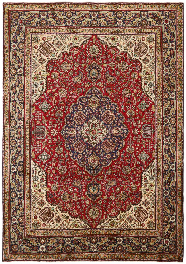 Tapete persa Tabriz 349x246 349x246, Tapete persa Atado à mão