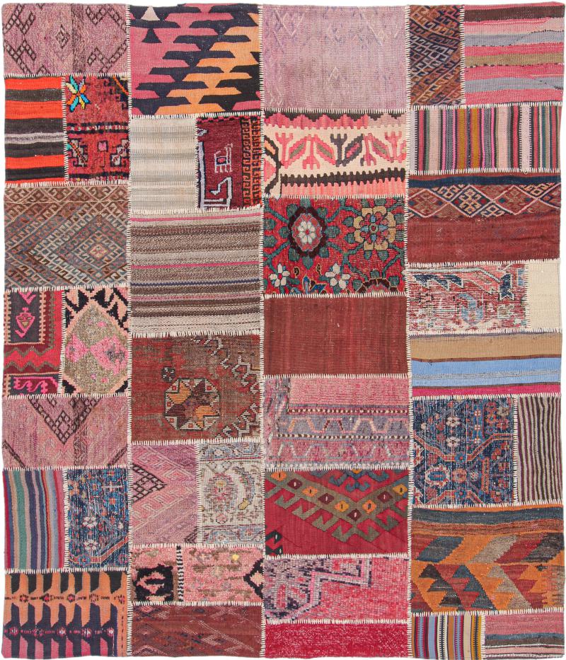 Tapete persa Kilim Patchwork 204x174 204x174, Tapete persa Tecido à mão