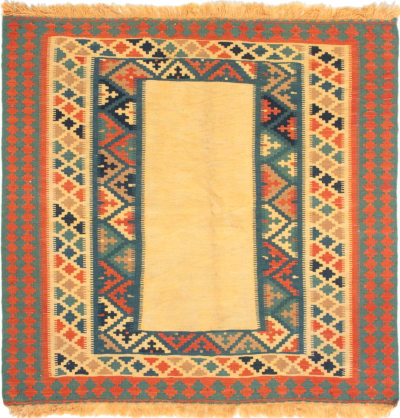 Tapete persa Kilim Fars 99x96 99x96, Tapete persa Tecido à mão