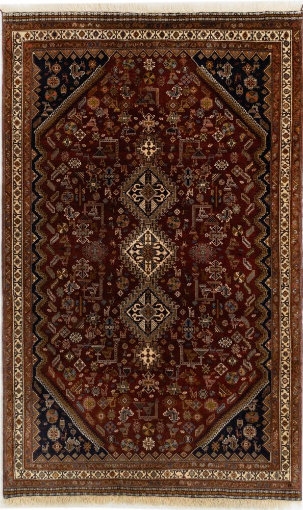 Persisk tæppe Ghashghai 213x131 213x131, Persisk tæppe Knyttet i hånden