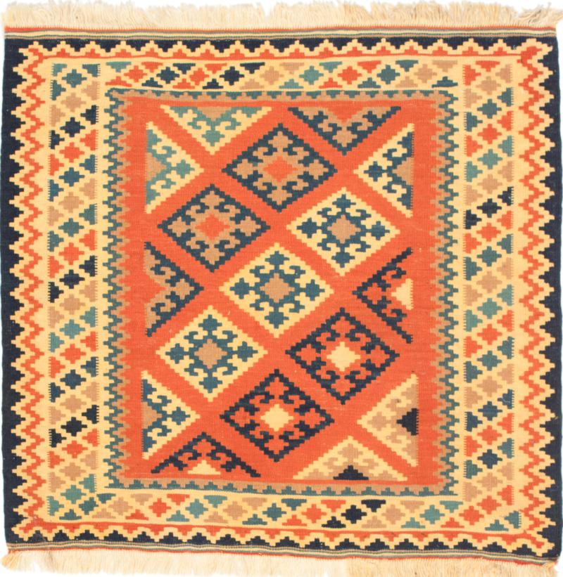 Tapete persa Kilim Fars 104x99 104x99, Tapete persa Tecido à mão