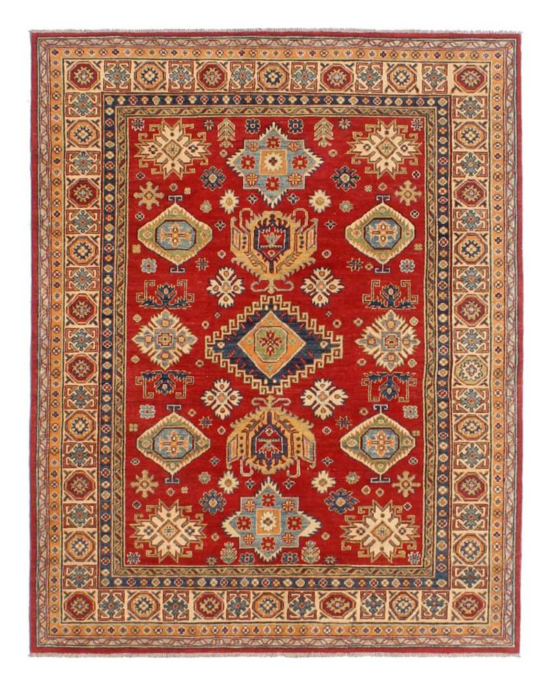 Tapis afghan Kazak 236x173 236x173, Tapis persan Noué à la main
