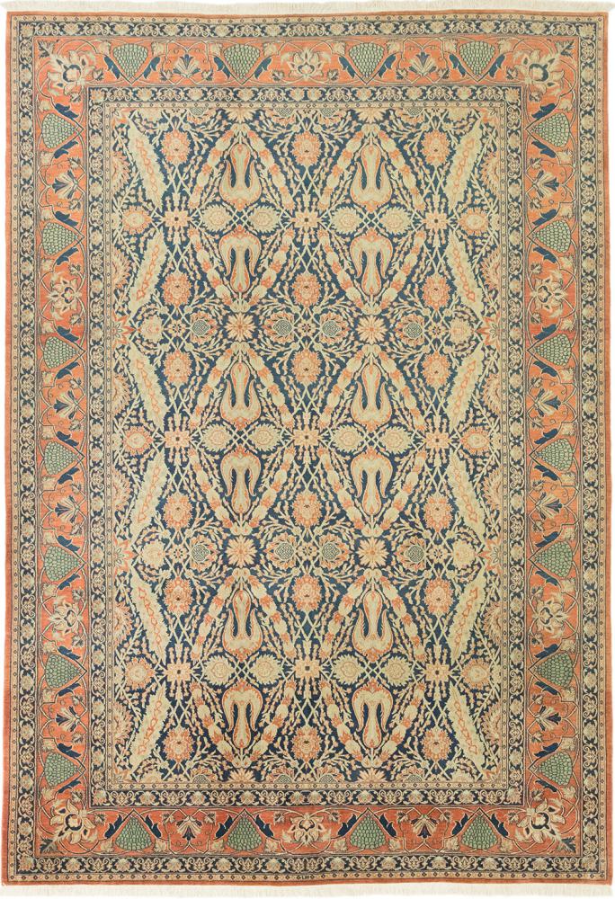 Alfombra persa Isfahán Semi Antiguo 296x197 296x197, Alfombra persa Anudado a mano