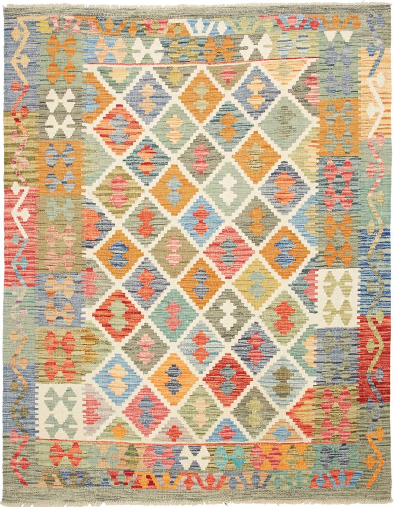 Afghanischer Teppich Kelim Afghan 193x154 193x154, Perserteppich Handgewebt