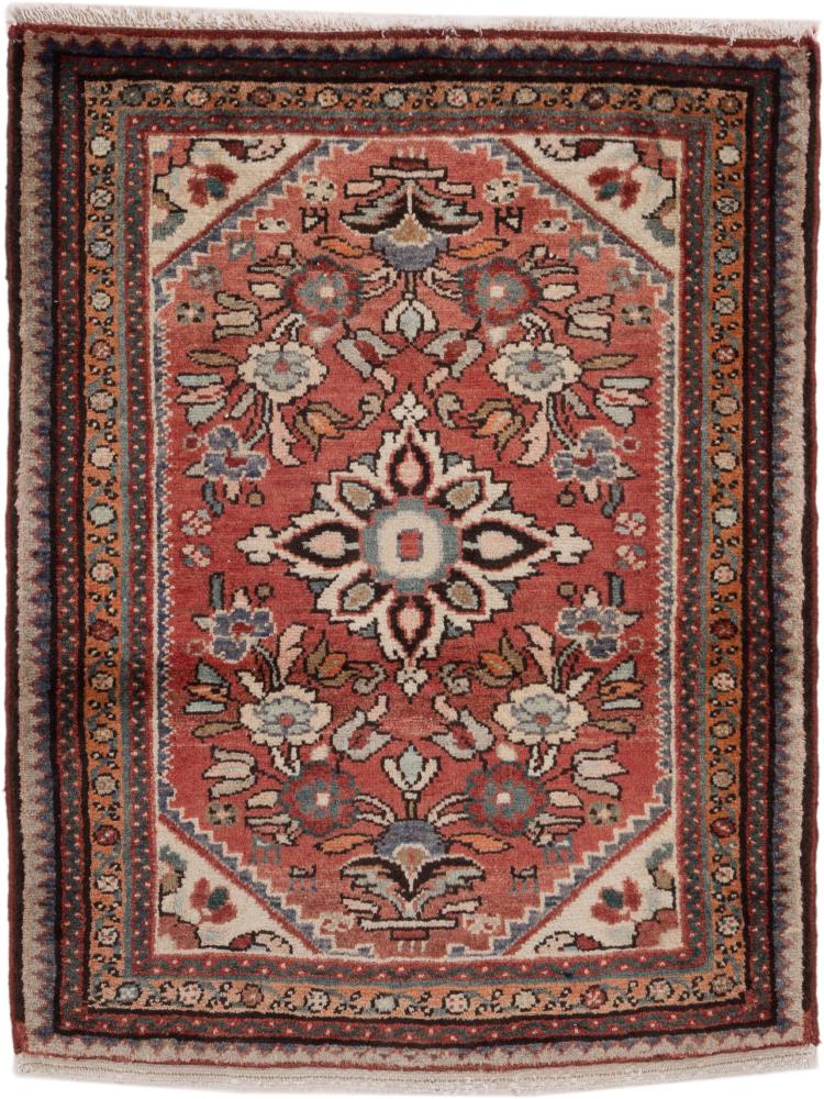 Persian Rug Hamadan 99x79 99x79, Persian Rug Knotted by hand