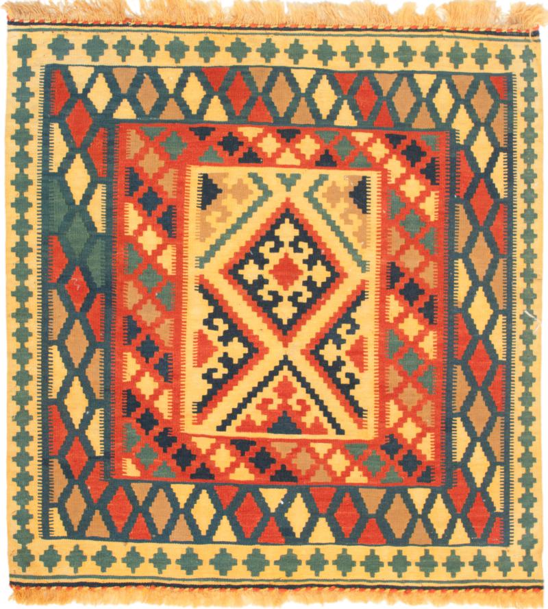 Tapete persa Kilim Fars 103x99 103x99, Tapete persa Tecido à mão