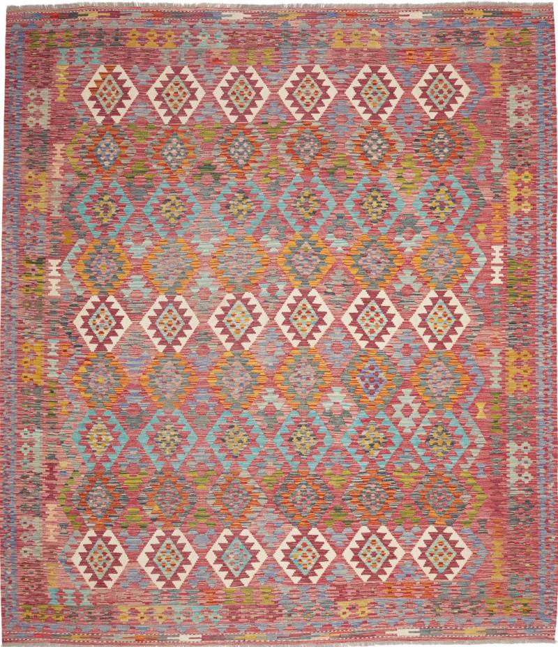 Afghansk teppe Kelim Afghan 295x256 295x256, Persisk teppe Håndvevd