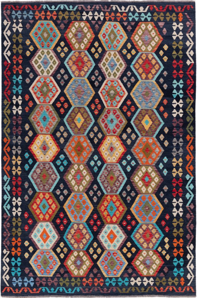 Afghansk matta Kilim Afghan 302x203 302x203, Persisk matta Handvävd
