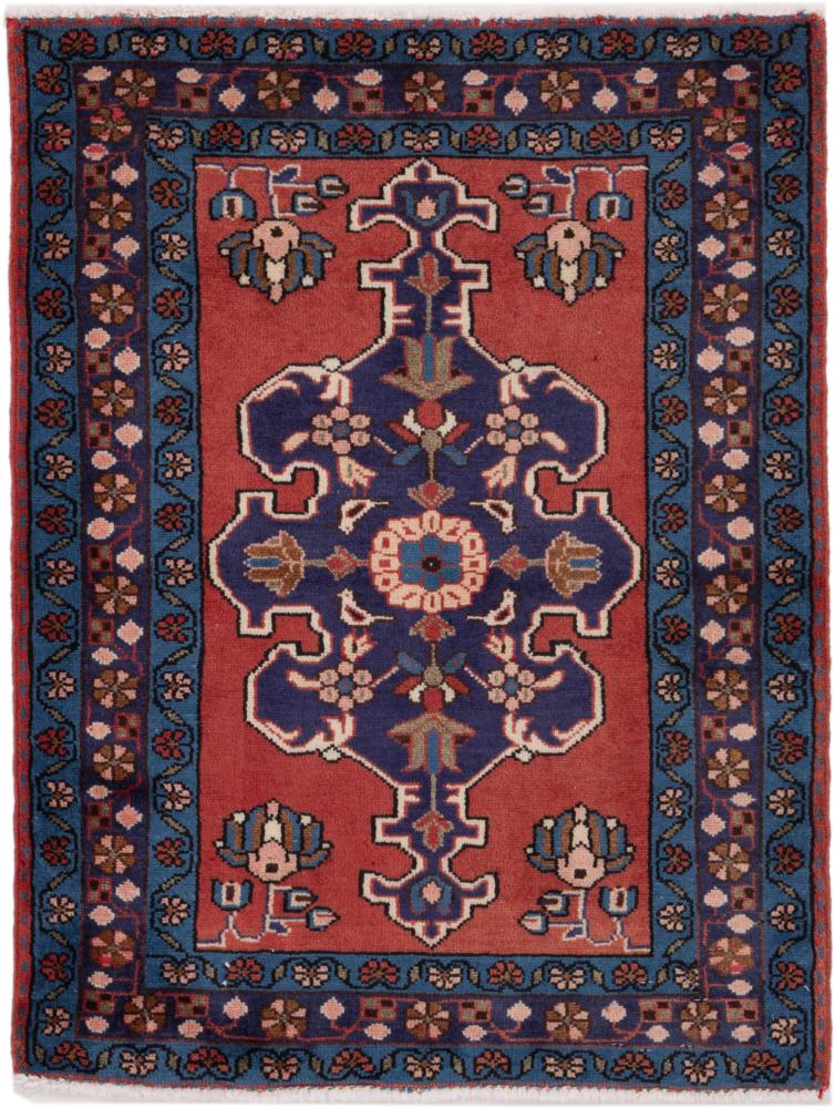 Tapis persan Hamadan 93x59 93x59, Tapis persan Noué à la main