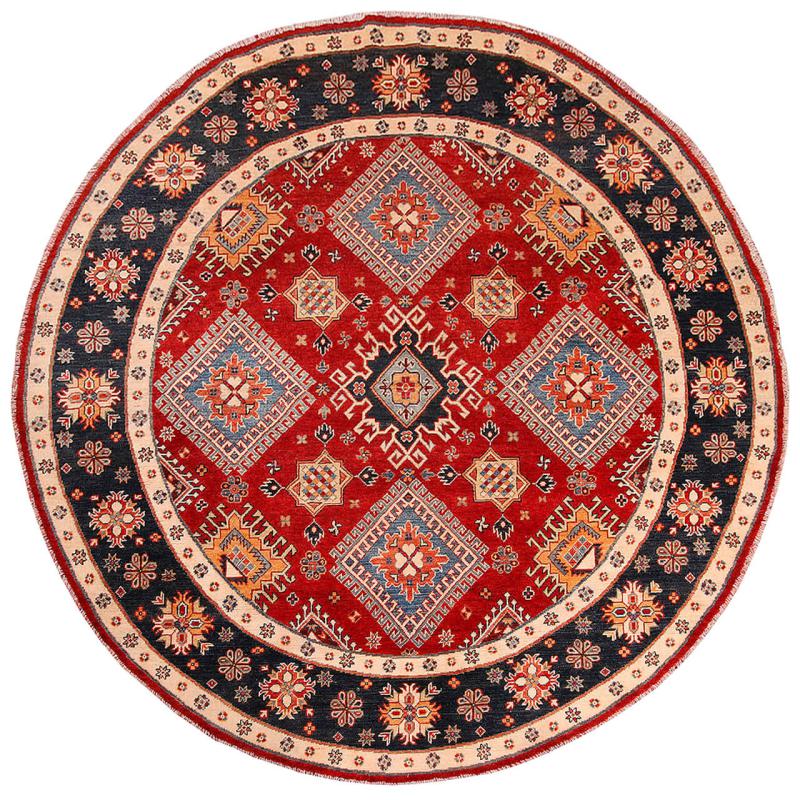 Afghanska mattan Kazak  Diyar 240x235 240x235, Persisk matta Knuten för hand