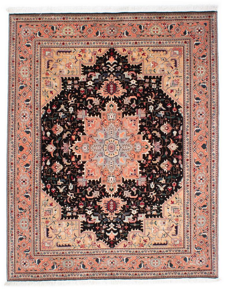 Tapete persa Tabriz 60Raj 198x155 198x155, Tapete persa Atado à mão