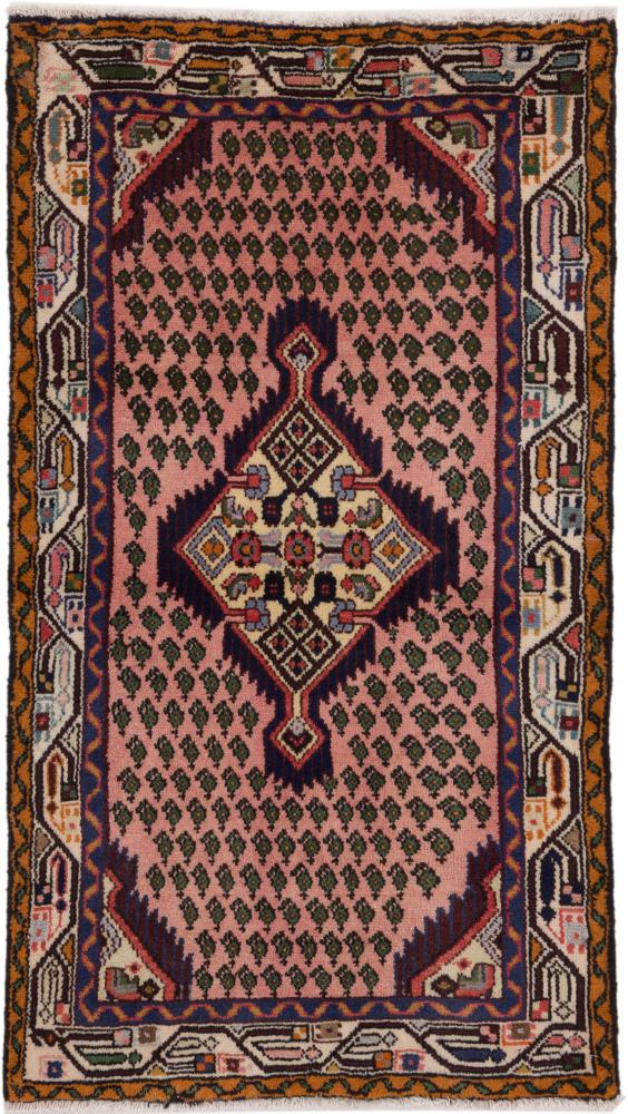 Persian Rug Hamadan 126x77 126x77, Persian Rug Knotted by hand