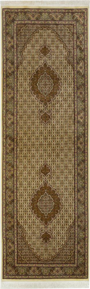 Tapete persa Tabriz Mahi 50Raj 259x79 259x79, Tapete persa Atado à mão