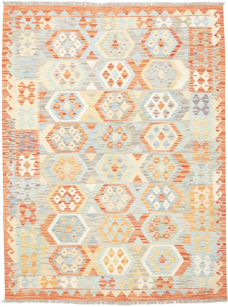 Tappeto Afgano Kilim  Afghan 200x152 200x152, Tappeto persiano Tessuto a mano