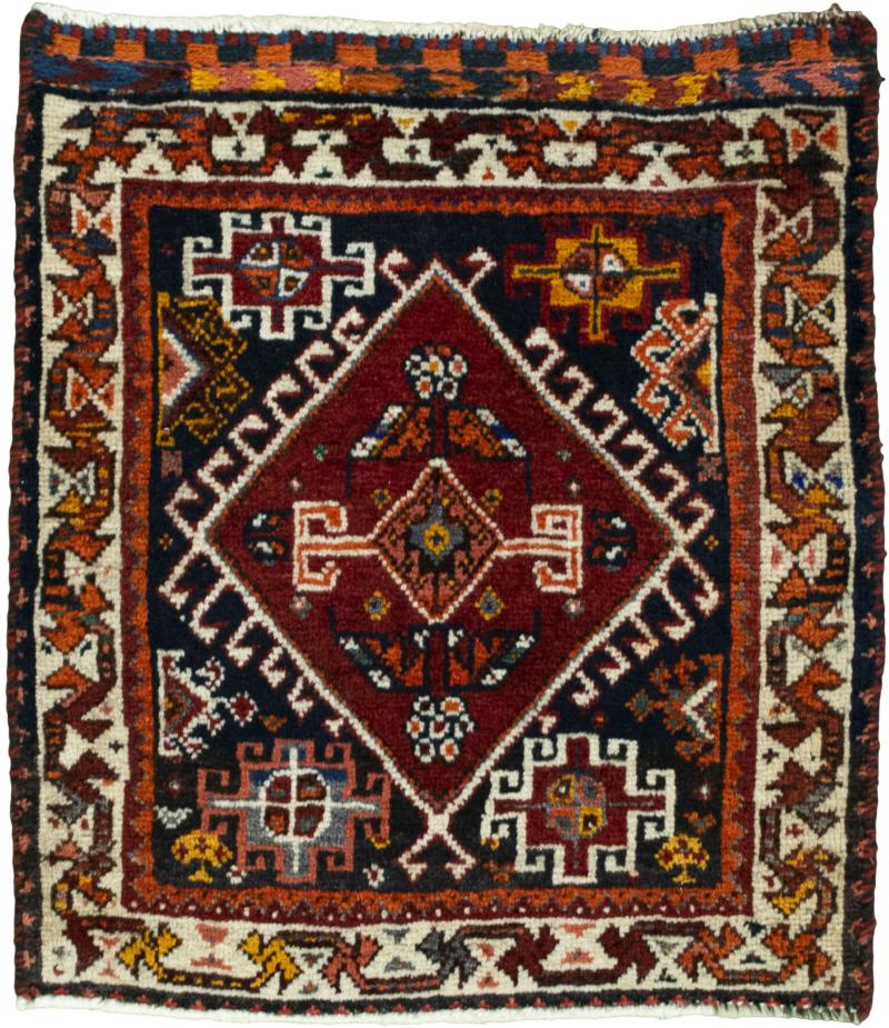 Tapis persan Shiraz 62x54 62x54, Tapis persan Noué à la main