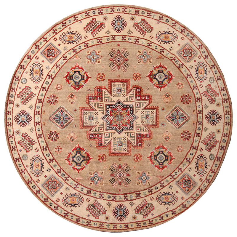 Afghanska mattan Kazak  Diyar 240x235 240x235, Persisk matta Knuten för hand