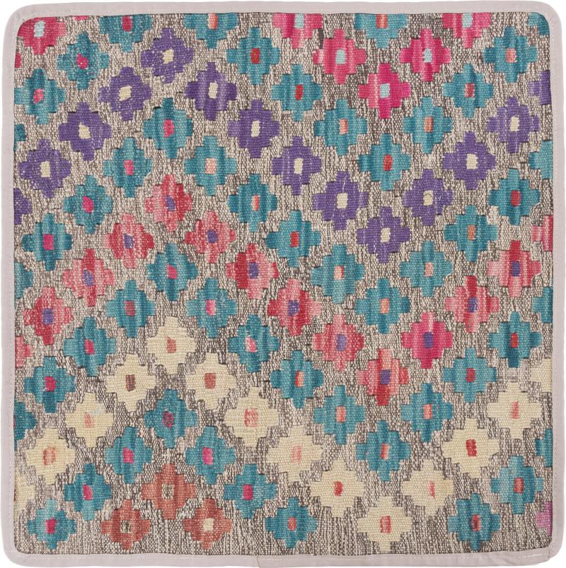 Afghanska mattan Kilim Afghan Kuddfodral 50x50 50x50, Persisk matta Knuten för hand