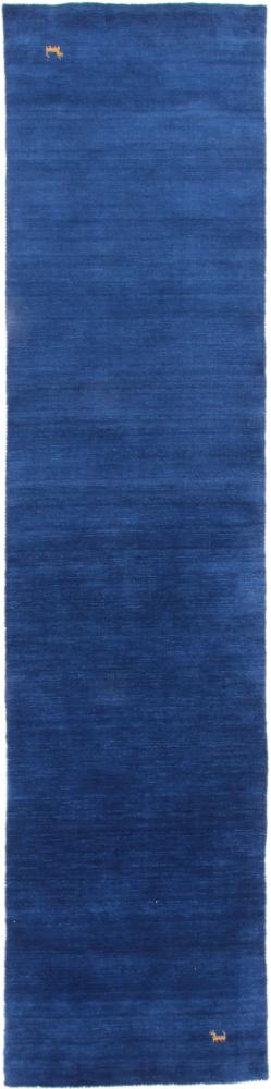Tapis indien Loom Gabbeh Blue 248x78 248x78, Tapis persan Loom-noué