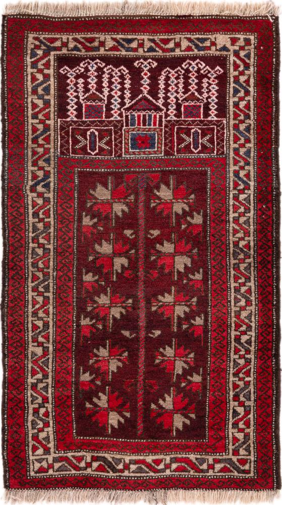 Perzisch tapijt Baluch 131x78 131x78, Perzisch tapijt Handgeknoopte