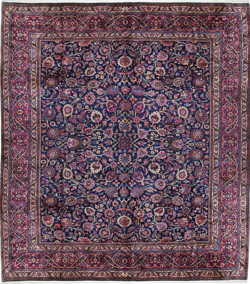 Persian Rug Mashhad Antique 472x405 472x405, Persian Rug Knotted by hand