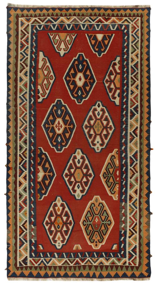 Perserteppich Kelim Fars 282x149 282x149, Perserteppich Handgewebt