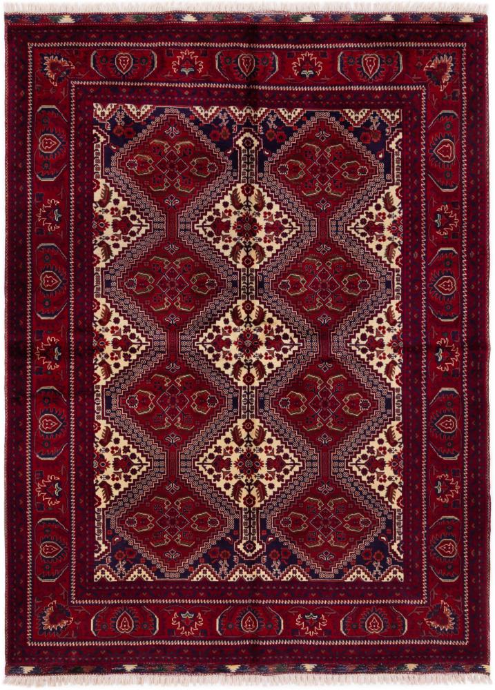 Covor afgan Khal Mohammadi 196x150 196x150, Covor persan Înnodat manual