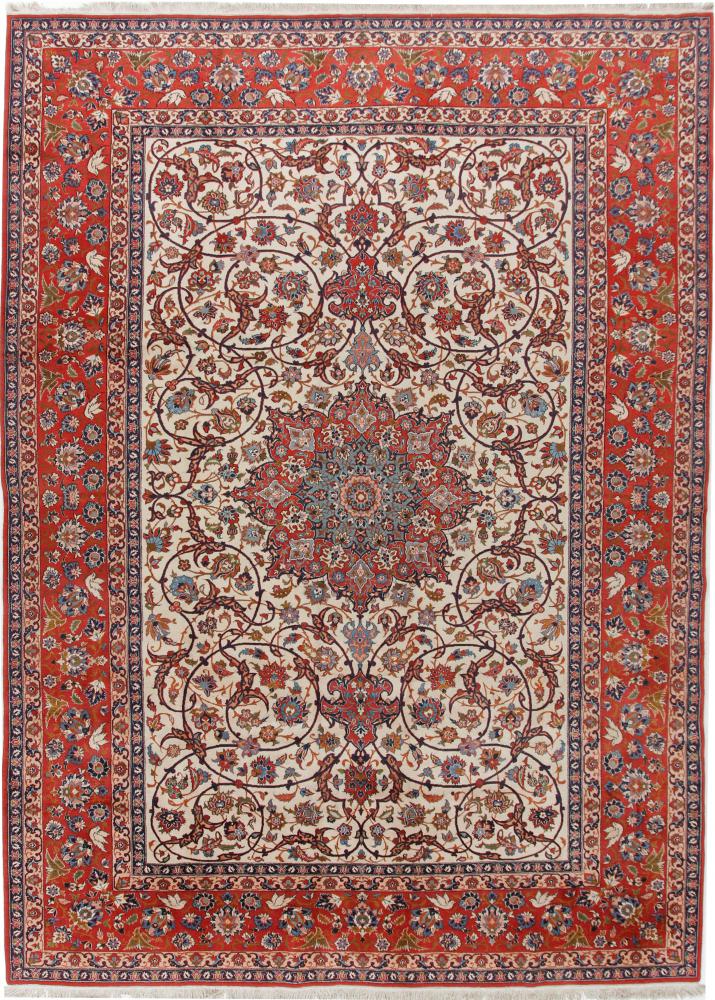 Tappeto persiano Isfahan Vecchio 376x266 376x266, Tappeto persiano Annodato a mano